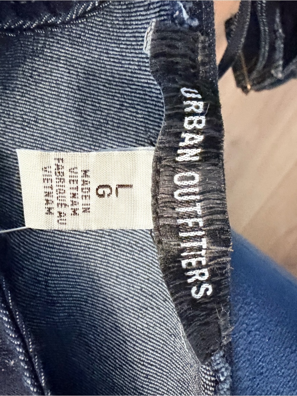 Urban Outfitters Dark Indigo Denim Dress with Contrast Topstitching - Picture 7 of 7